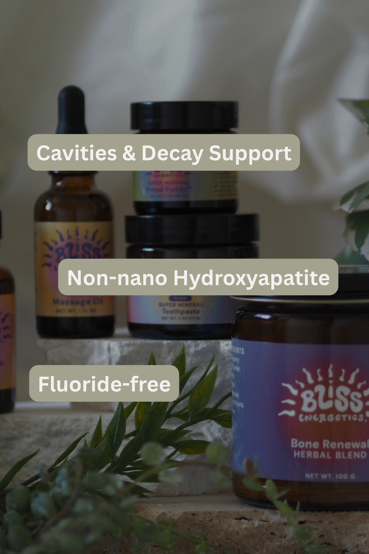 Complete Oral Care Bundle (Primal) | Bliss Energetics