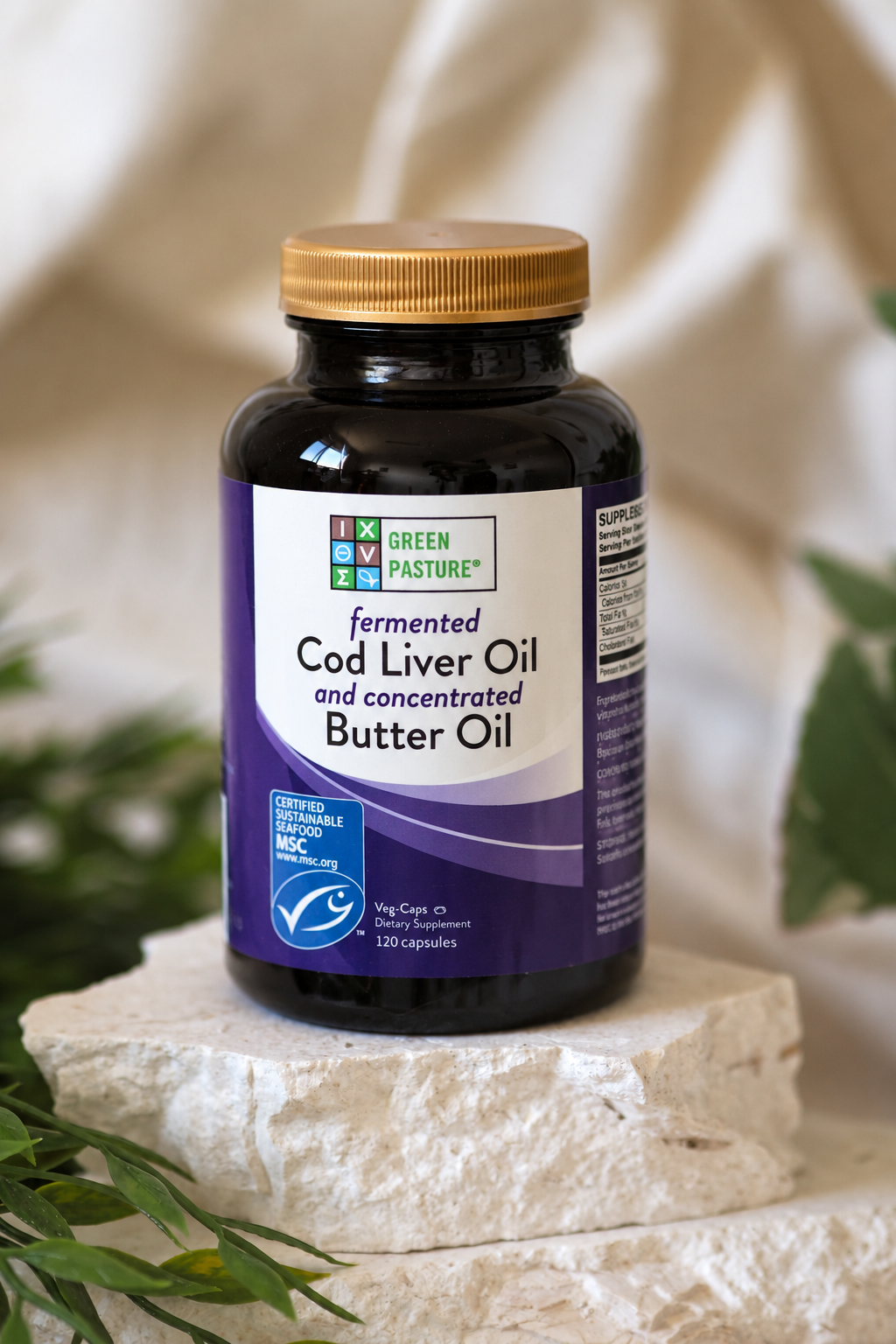 Fermented Cod Liver Oil and Concentrated Butter Oil Capsules | Green Pasture