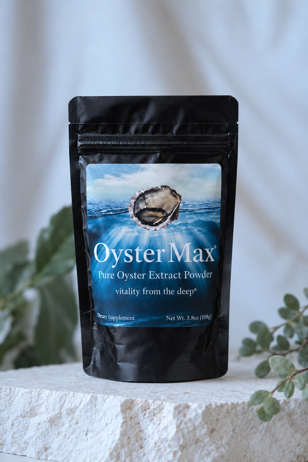 OysterMax® Wild Oyster Meat Powder (108g) | Marine Healthfoods