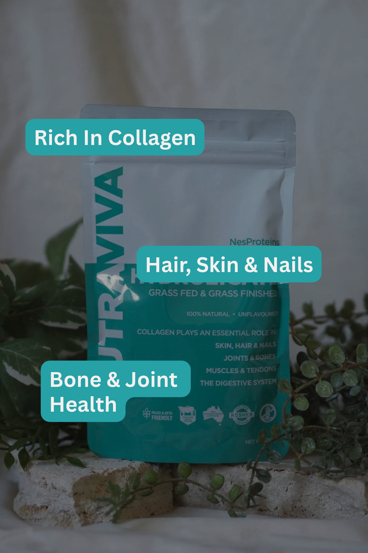 Grass Fed and Finished Collagen Hydrolysate | Nutraviva