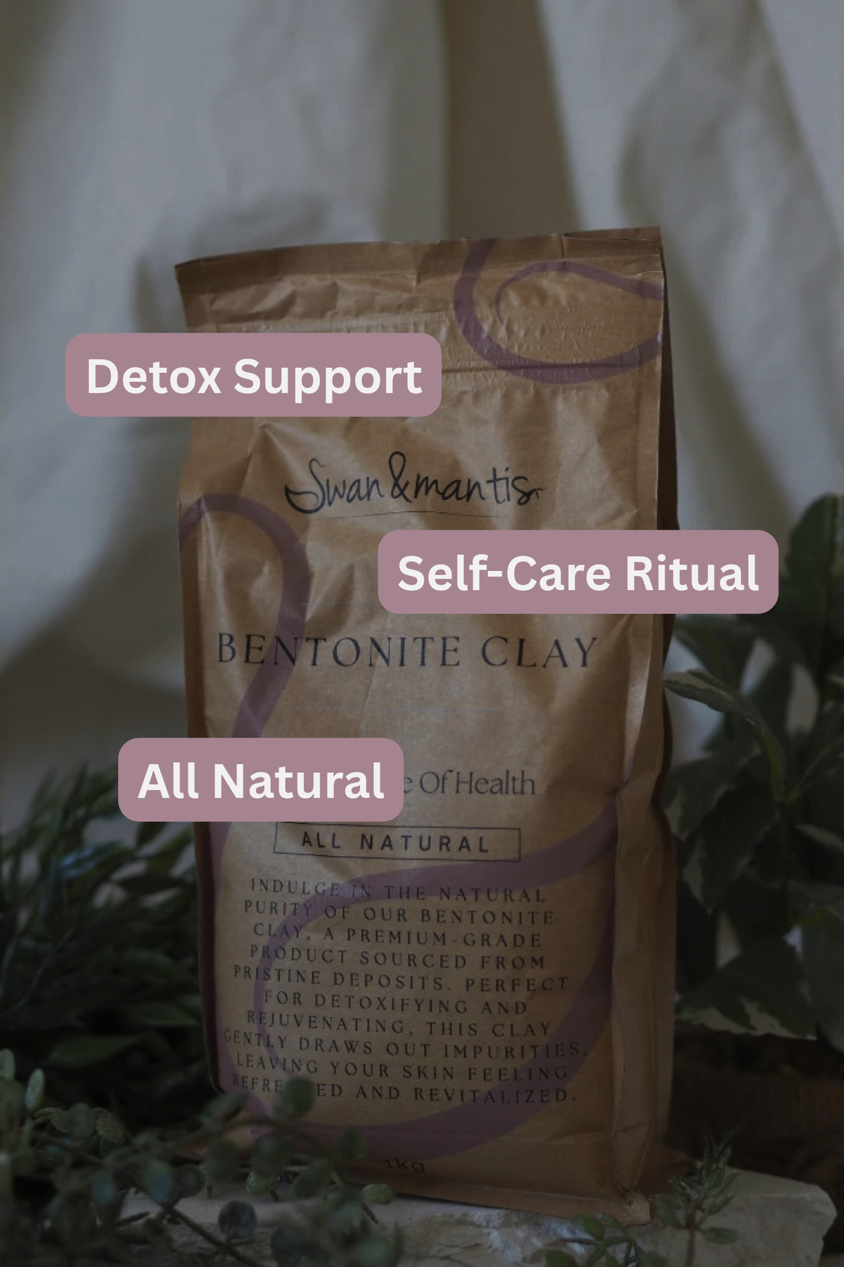 Organic Bentonite Clay | Swan & Mantis