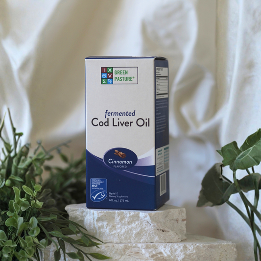 Fermented Cod Liver Oil Liquid Cinnamon Flavour | Green Pasture