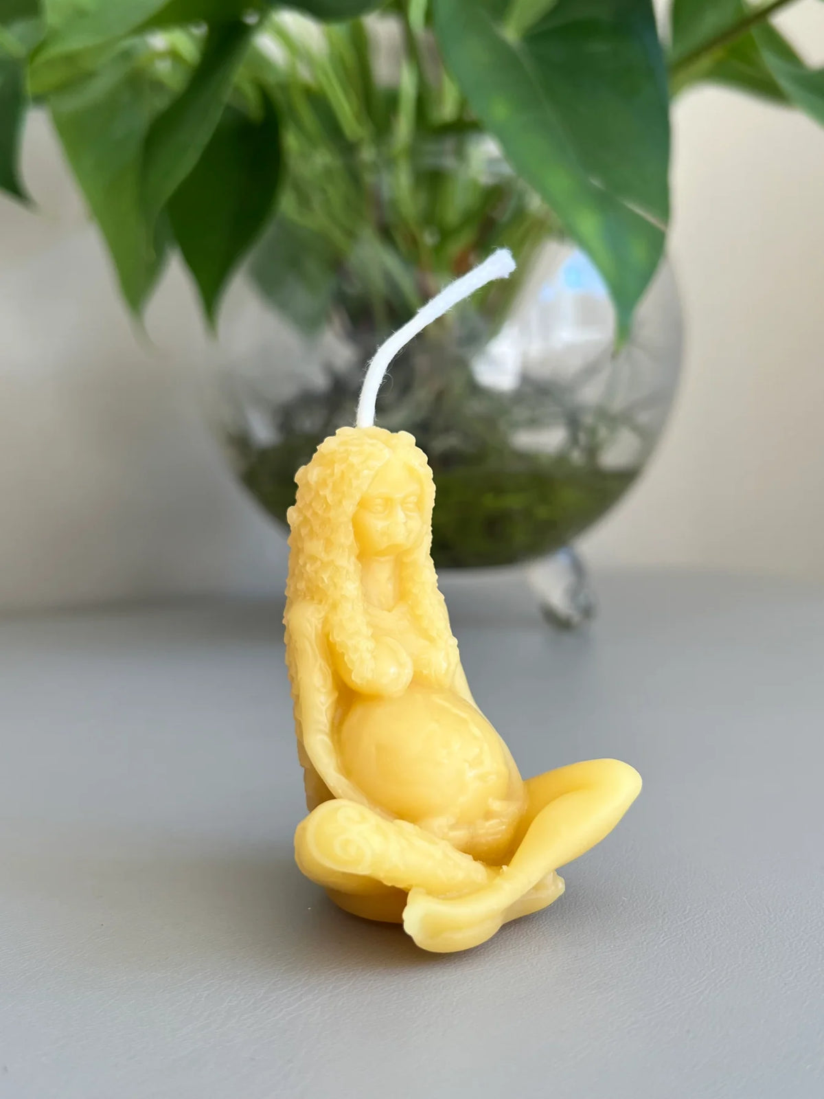 Beeswax Mother Earth Pregnancy Candle | Alchemised Hive
