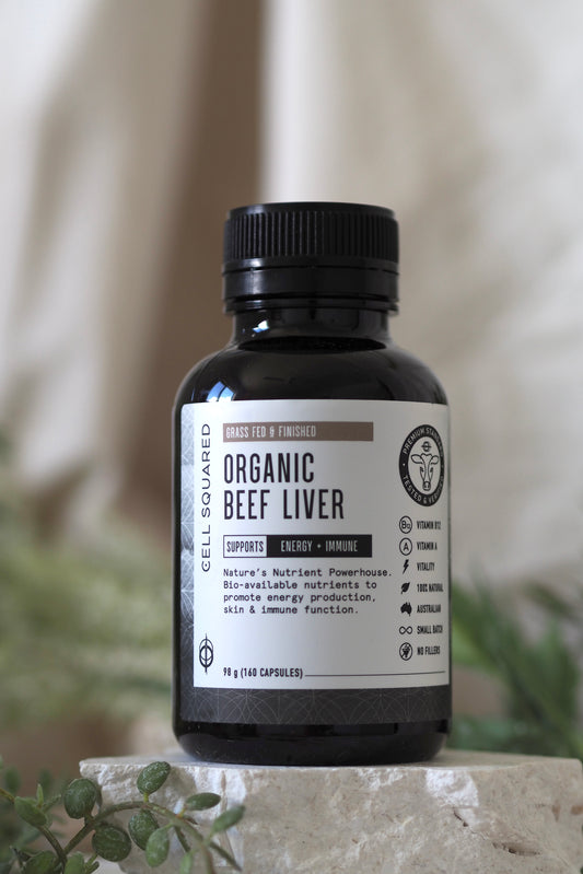 Organic Beef Liver Capsules Cell Squared