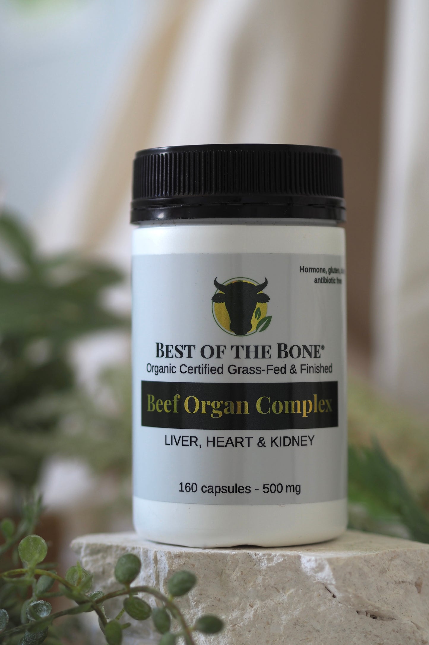 Organic Grass-Fed Beef Organ Capsules | Best of the Bone