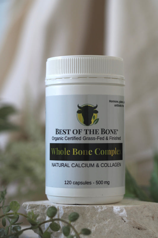 Organic Grass-Fed Beef Whole Bone Capsules Best of the Bone