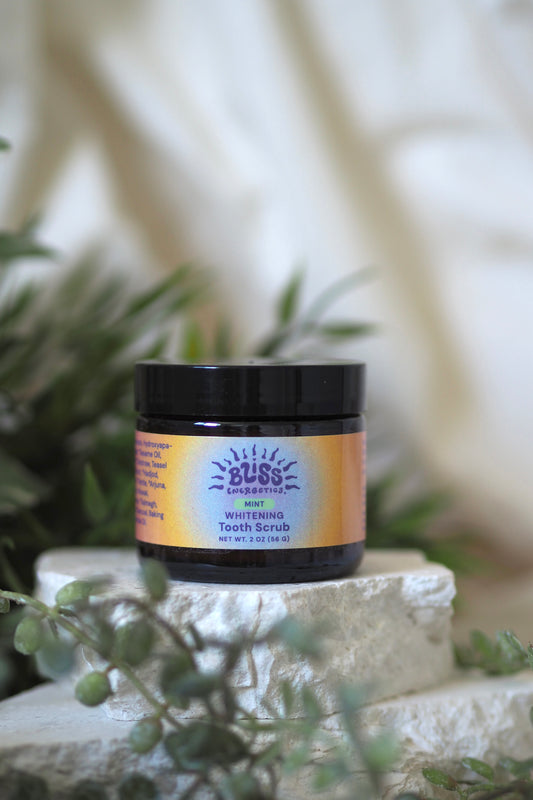 Whitening Mint Tooth Scrub | Bliss Energetics