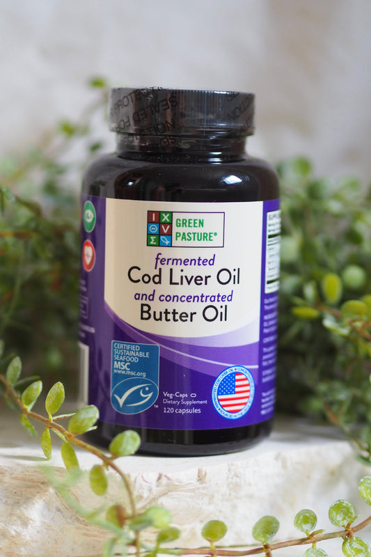 Fermented Cod Liver Oil and Concentrated Butter Oil Capsules | Green Pasture