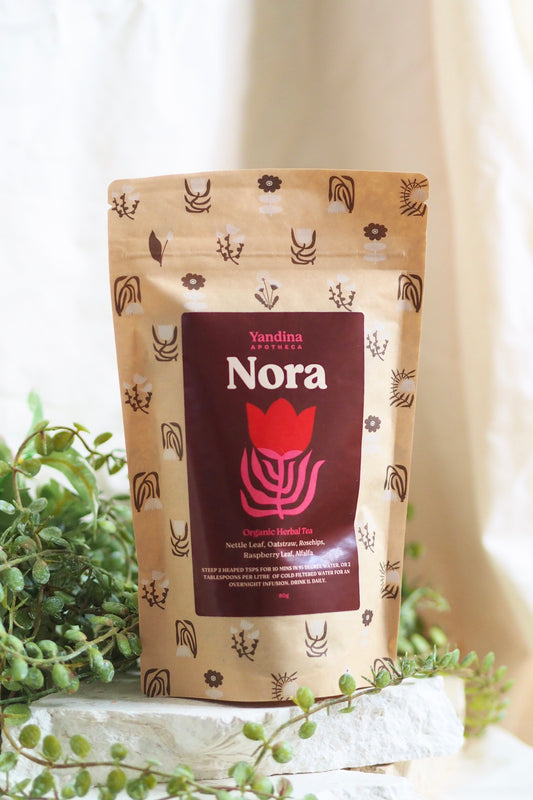 Organic Herbal Pregnancy & Mineral Nora Tea | Yandina Apotheca