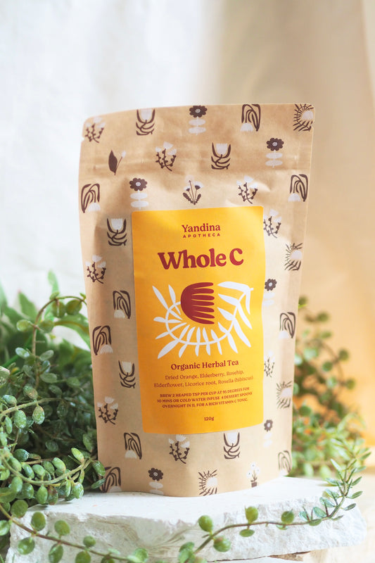 Organic Herbal Vitamin Whole C Vitamin Tea  | Yandina Apotheca