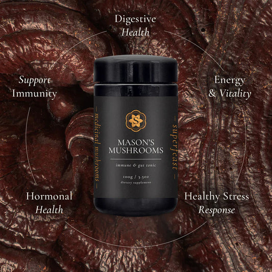 Mason's Mushrooms 100g Jar Superfeast