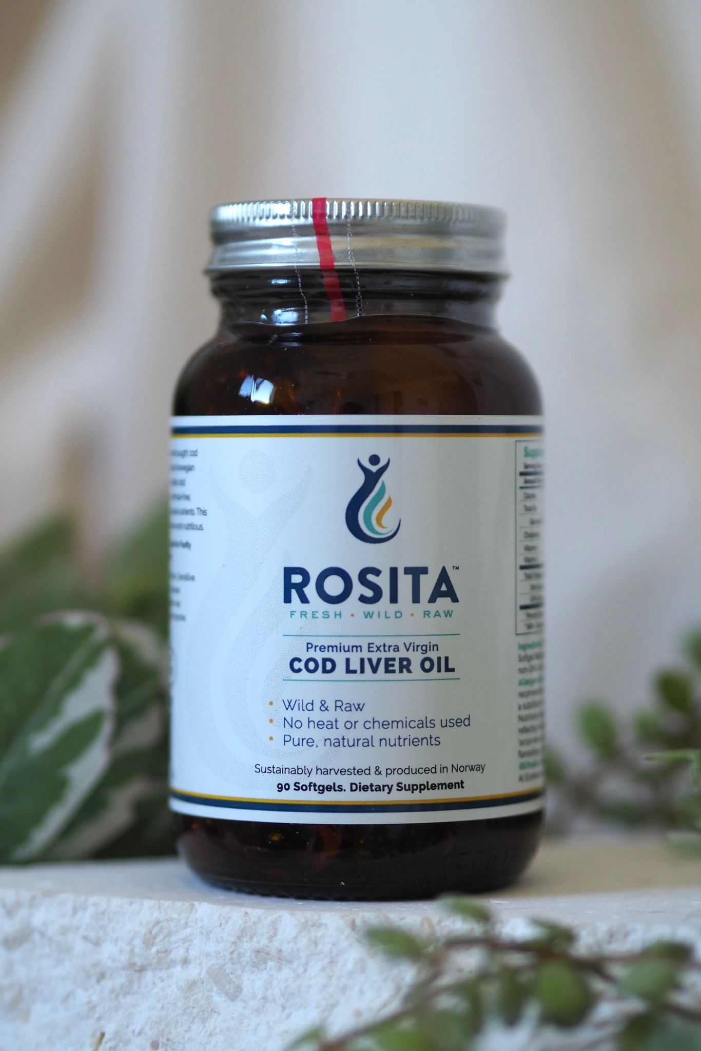Rosita Extra Virgin Cod Liver Oil Softgels | Rosita