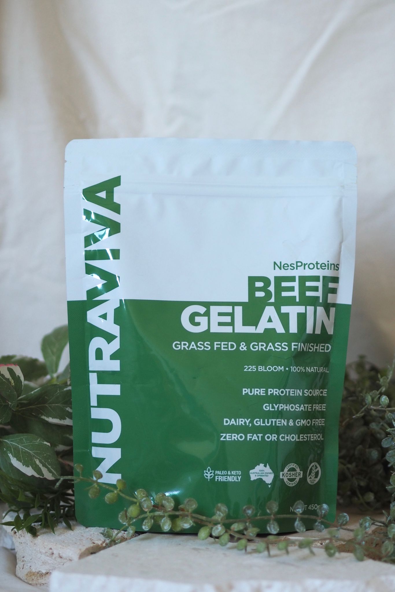Grass Fed and Finished Gelatin | Nutraviva